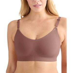 Knix Brown/Sola Good To Go Seamless Wireless Bra Size XXL